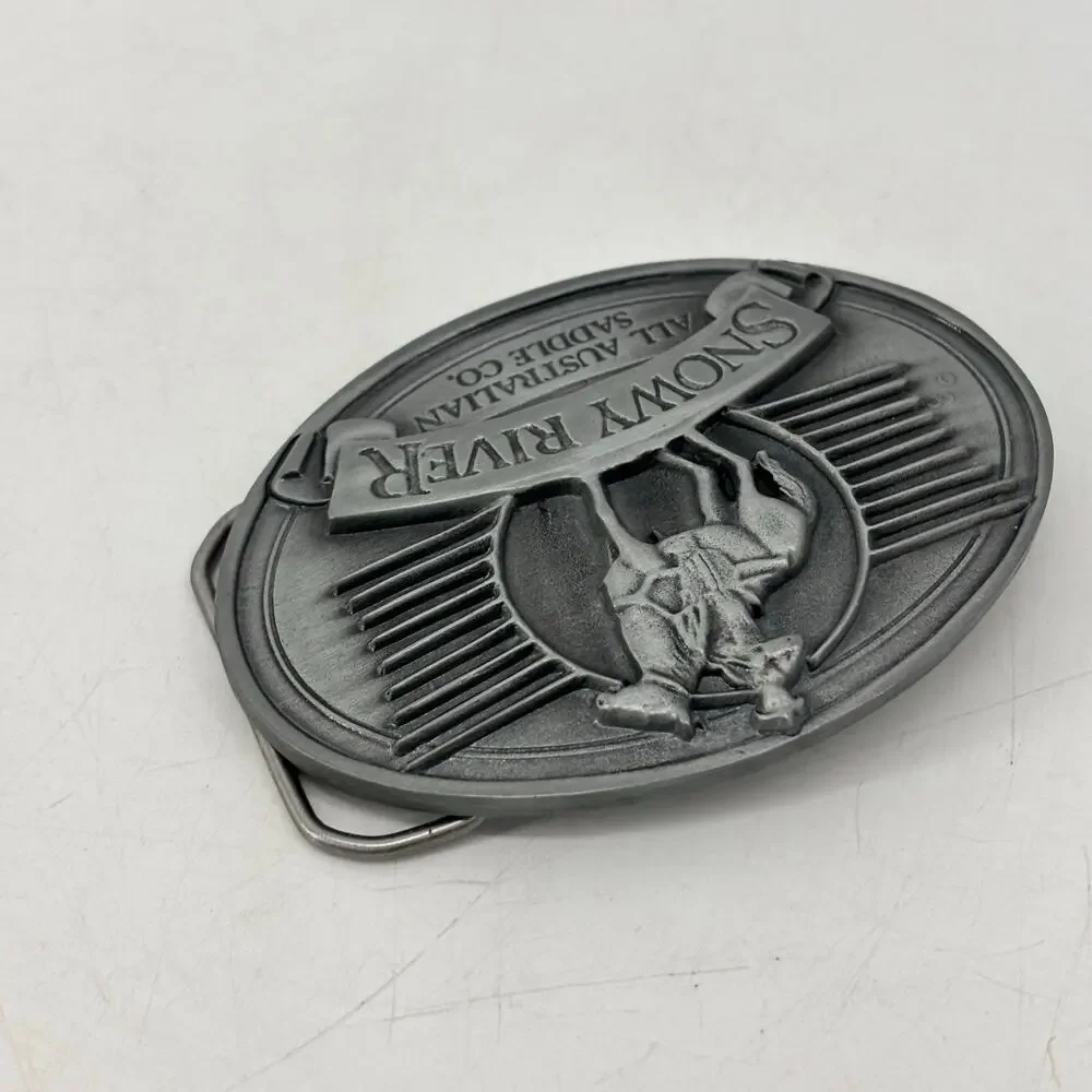 Belt Buckle Snowy River All Australian Saddle Co. 1996 Western